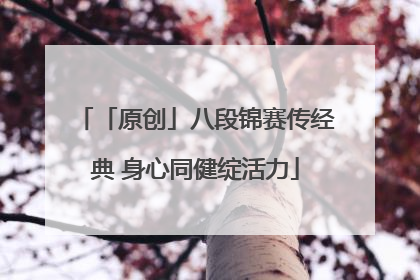 「原创」八段锦赛传经典 身心同健绽活力