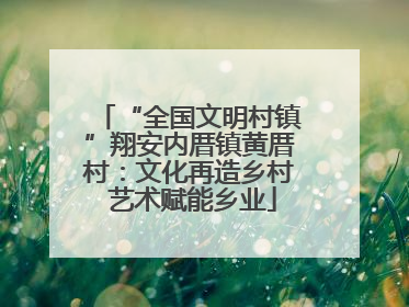 “全国文明村镇”翔安内厝镇黄厝村：文化再造乡村 艺术赋能乡业