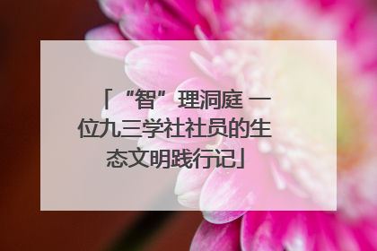“智”理洞庭 一位九三学社社员的生态文明践行记