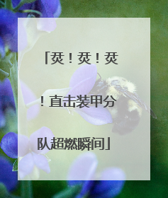 烎！烎！烎！直击装甲分队超燃瞬间