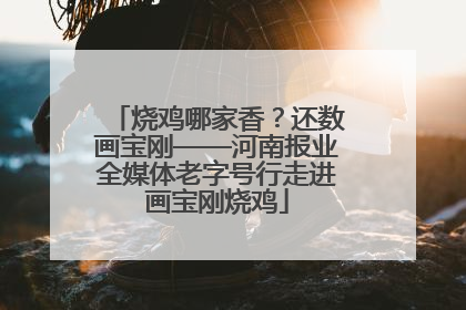 烧鸡哪家香？还数画宝刚——河南报业全媒体老字号行走进画宝刚烧鸡
