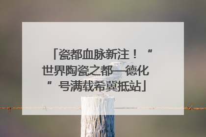 瓷都血脉新注！“世界陶瓷之都—德化”号满载希冀抵站