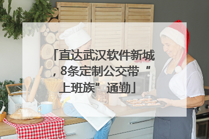 直达武汉软件新城，8条定制公交带“上班族”通勤