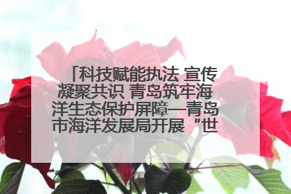 科技赋能执法 宣传凝聚共识 青岛筑牢海洋生态保护屏障—青岛市海洋发展局开展“世界海洋日”和“全国海洋宣传日”宣传活动