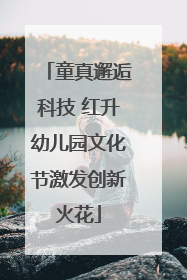 童真邂逅科技 红升幼儿园文化节激发创新火花