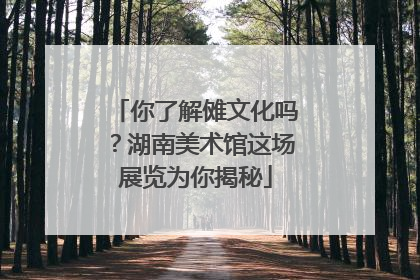 你了解傩文化吗？湖南美术馆这场展览为你揭秘