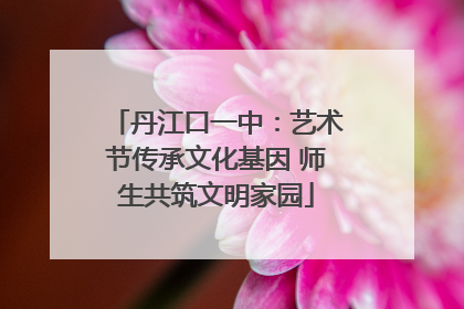 丹江口一中：艺术节传承文化基因 师生共筑文明家园