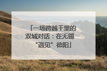 一场跨越千里的双城对话：在无锡“遇见”德阳
