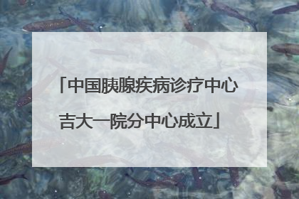 中国胰腺疾病诊疗中心吉大一院分中心成立