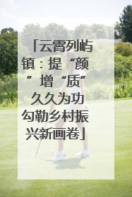 云霄列屿镇：提“颜”增“质” 久久为功勾勒乡村振兴新画卷