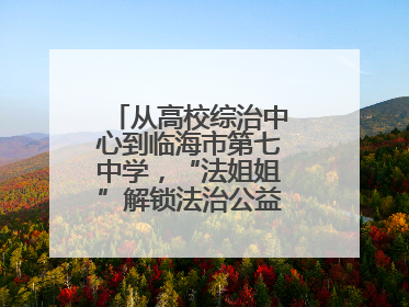 从高校综治中心到临海市第七中学，“法姐姐”解锁法治公益服务新场景