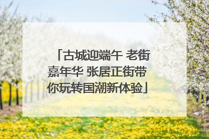 古城迎端午 老街嘉年华 张居正街带你玩转国潮新体验