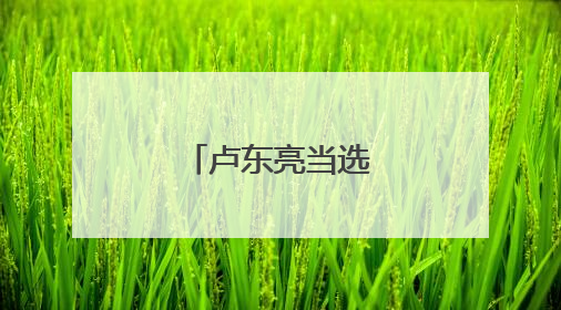 卢东亮当选山西省省长