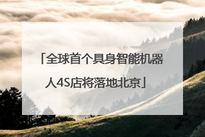 全球首个具身智能机器人4S店将落地北京