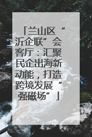 兰山区“沂企联”会客厅：汇聚民企出海新动能，打造跨境发展“强磁场”
