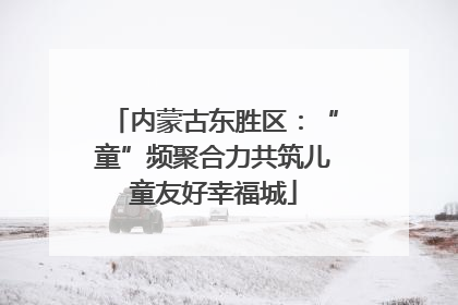 内蒙古东胜区：“童”频聚合力共筑儿童友好幸福城