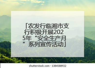 农发行临湘市支行积极开展2025年“安全生产月”系列宣传活动
