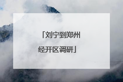 刘宁到郑州经开区调研
