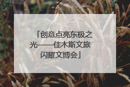 创意点亮东极之光——佳木斯文旅闪耀文博会