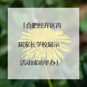 合肥经开区首届家长学校展示活动成功举办