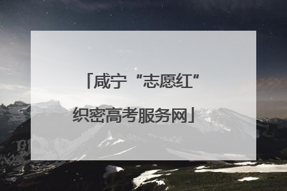 咸宁“志愿红”织密高考服务网