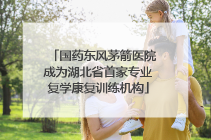 国药东风茅箭医院成为湖北省首家专业复学康复训练机构