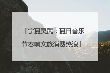 宁夏灵武：夏日音乐节奏响文旅消费热浪