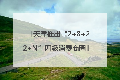 天津推出“2+8+22+N”四级消费商圈