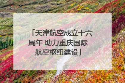 天津航空成立十六周年 助力重庆国际航空枢纽建设