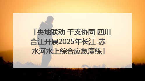 央地联动 干支协同 四川合江开展2025年长江-赤水河水上综合应急演练