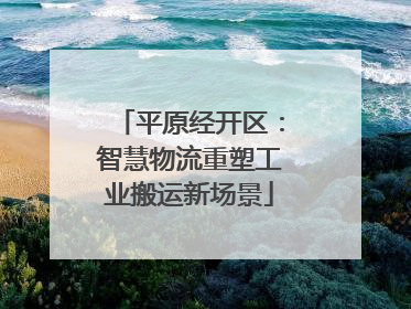 平原经开区：智慧物流重塑工业搬运新场景