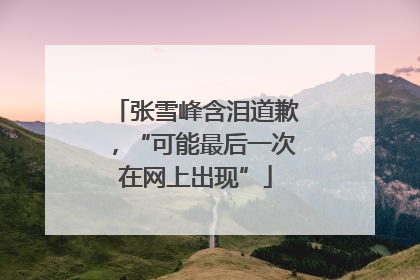 张雪峰含泪道歉，“可能最后一次在网上出现”