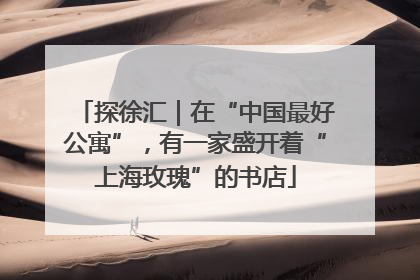 探徐汇｜在“中国最好公寓”，有一家盛开着“上海玫瑰”的书店