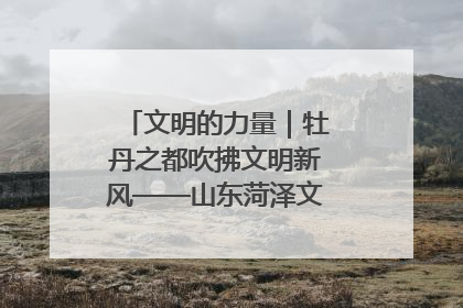 文明的力量｜牡丹之都吹拂文明新风——山东菏泽文明创建一线见闻