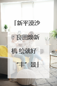 新平漠沙：良田焕新机 绘就好“丰”景