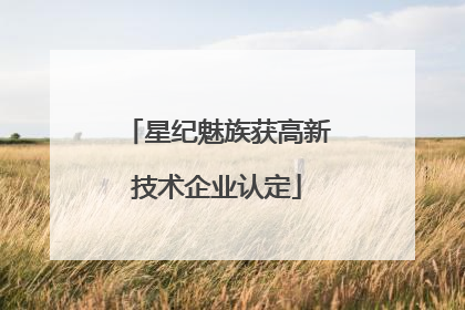 星纪魅族获高新技术企业认定