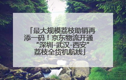 最大规模荔枝助销再添一码！京东物流开通“深圳-武汉-西安” 荔枝全货机航线