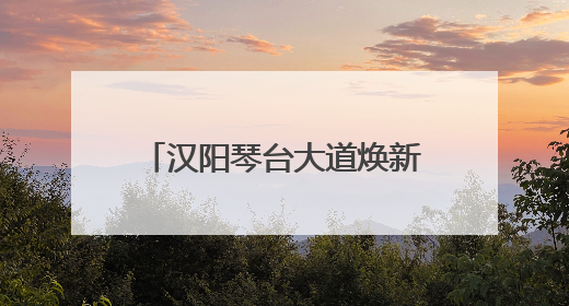 汉阳琴台大道焕新升级：道路扩容畅行，架空管线入廊