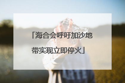 海合会呼吁加沙地带实现立即停火