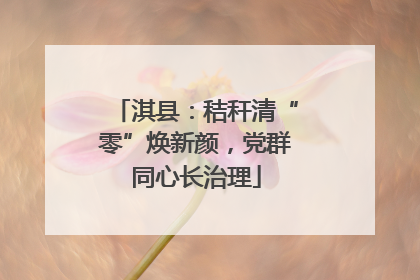 淇县：秸秆清“零”焕新颜，党群同心长治理