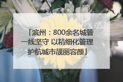 滨州：800余名城管一线坚守 以精细化管理护航城市靓丽容颜
