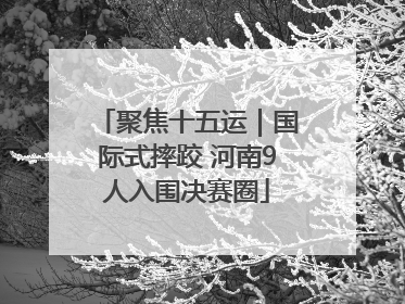 聚焦十五运｜国际式摔跤 河南9人入围决赛圈
