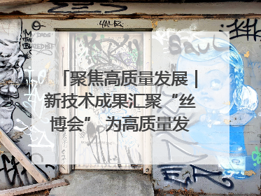 聚焦高质量发展｜新技术成果汇聚“丝博会” 为高质量发展注入新动能