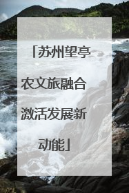 苏州望亭农文旅融合激活发展新动能