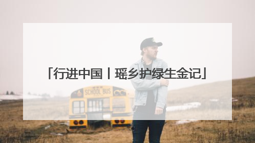 行进中国丨瑶乡护绿生金记