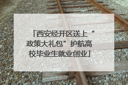 西安经开区送上“政策大礼包”护航高校毕业生就业创业