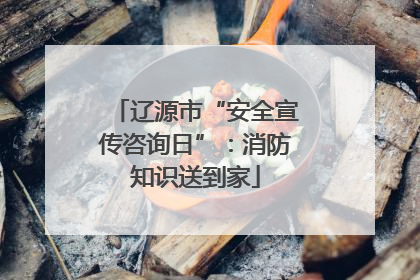 辽源市“安全宣传咨询日”：消防知识送到家