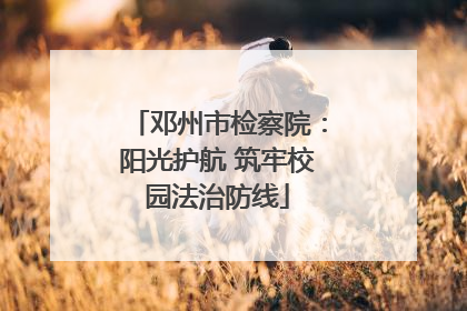 邓州市检察院：阳光护航 筑牢校园法治防线