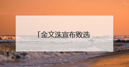 金文洙宣布败选 向李在明表示祝贺