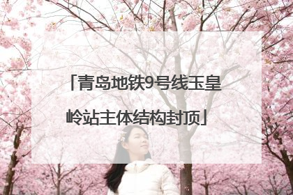 青岛地铁9号线玉皇岭站主体结构封顶
